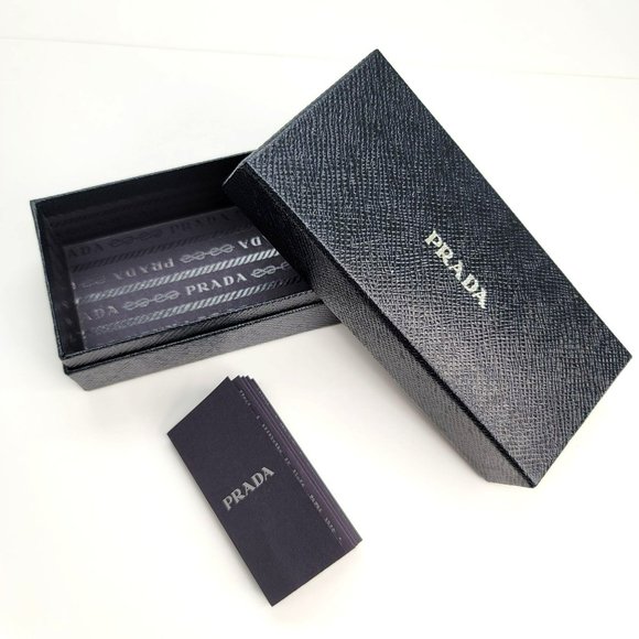 Prada BOX and BROCHURE ONLY for a Luxottica Navy Blue VR612 - Picture 3 of 4